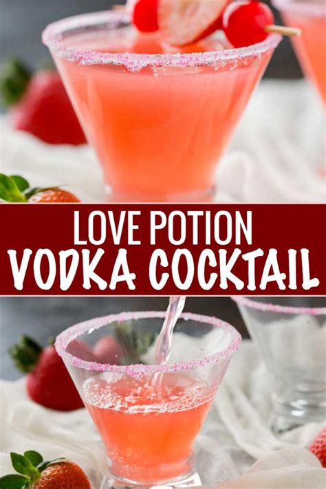 Love Potion Cocktail Recipe .